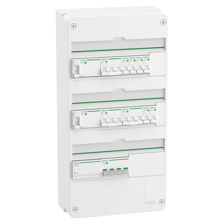 Boligsentral Resi9 3R 2xRCD, 6x1PN, 3x3PN MCB, R9HPDK32063