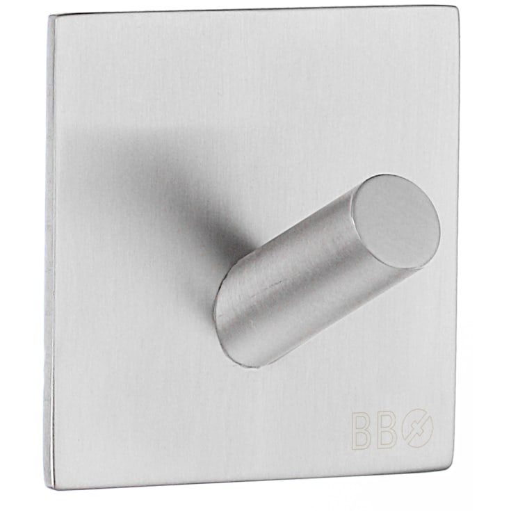 Beslagsboden håndklædekrog, børstet rustfrit stål