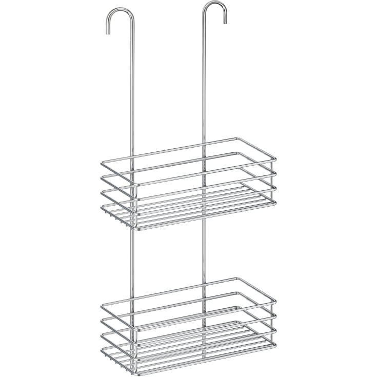 Beslagsboden brusehylde, krom