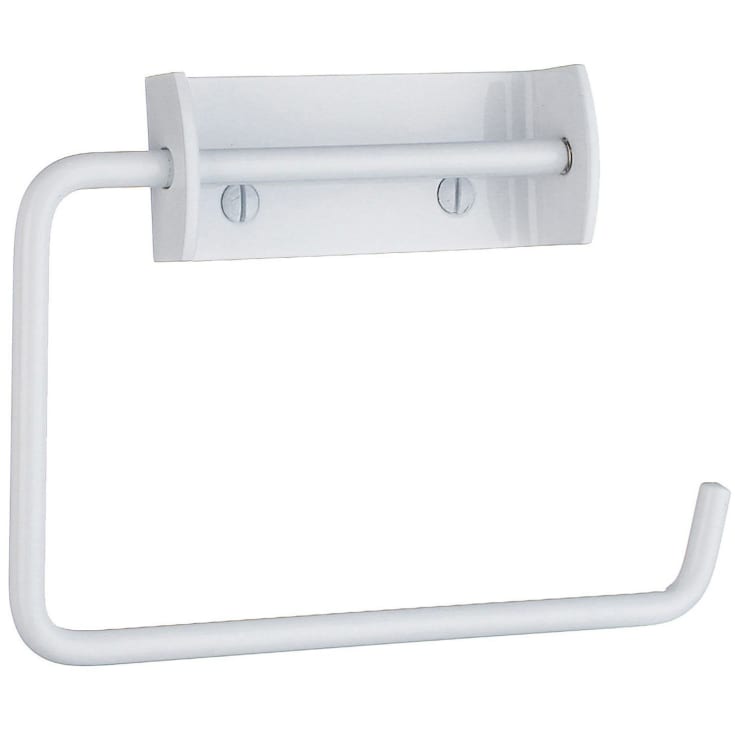 Beslagsboden toiletrulleholder, hvid
