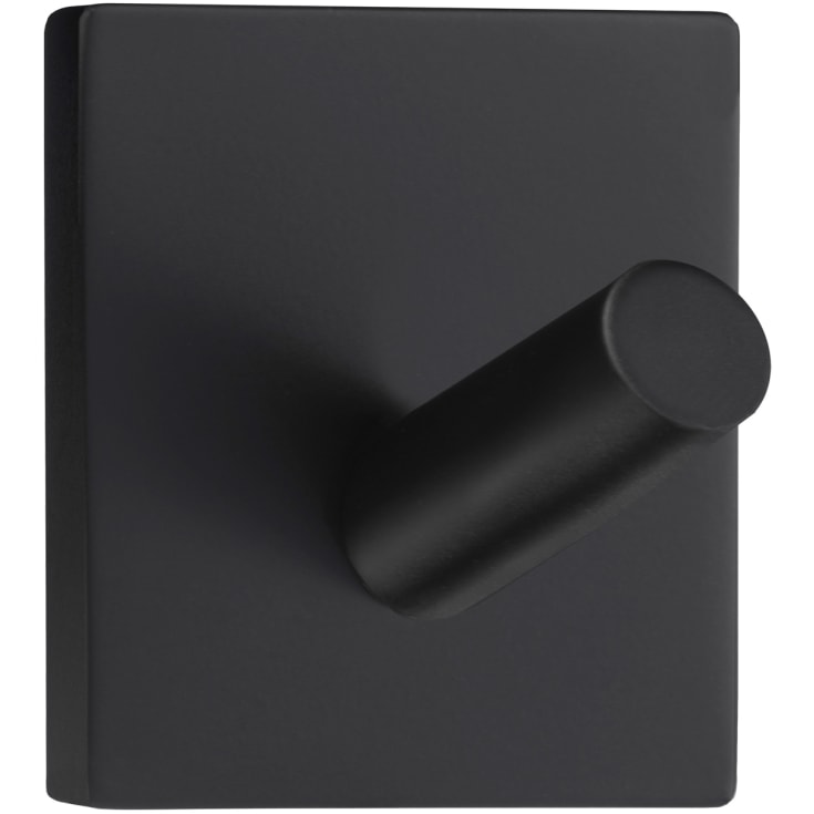 Beslagsboden håndklædekrog, mat sort