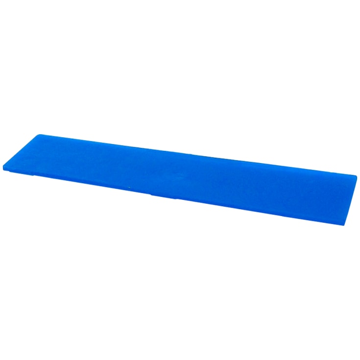 Knudsen føringsblokker 1 x 22 x 100 mm, blå, 500 stk.