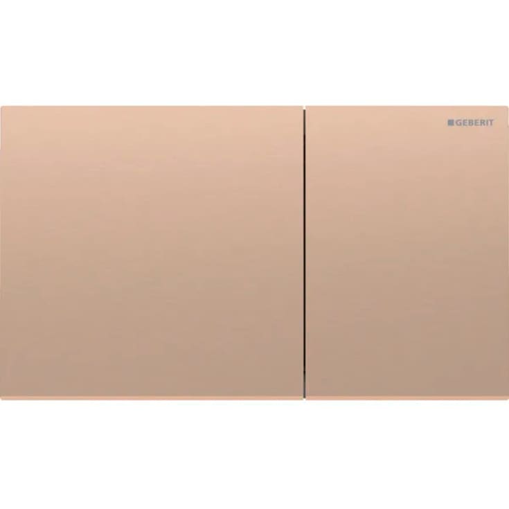 Geberit Sigma 70 Square spolplatta, borstad rödguld