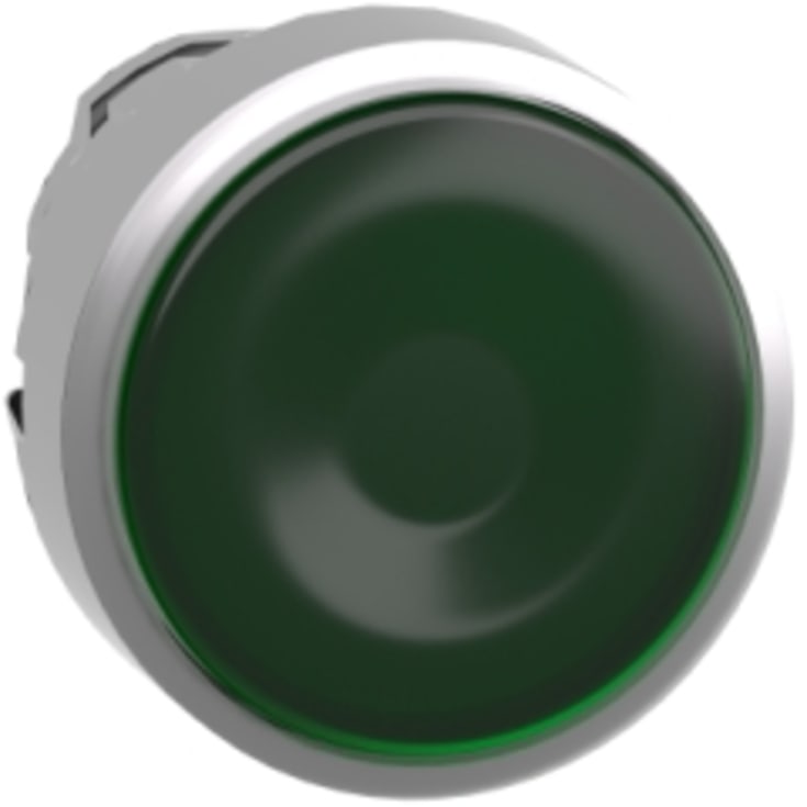 Schneider Harmony lampe trykkhode grønt ZB4BW333