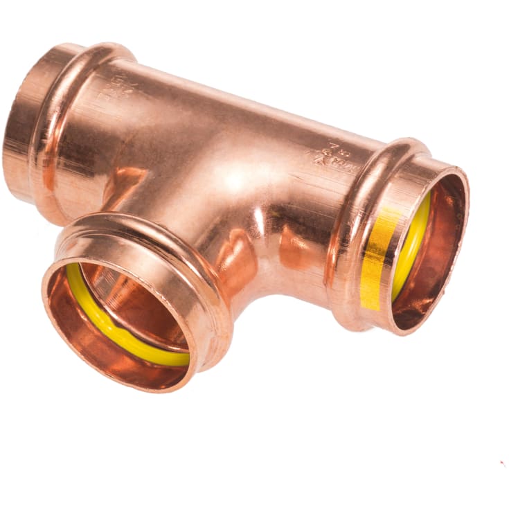 10 st >B< TRYCK GAS CU 15 MM TEE
