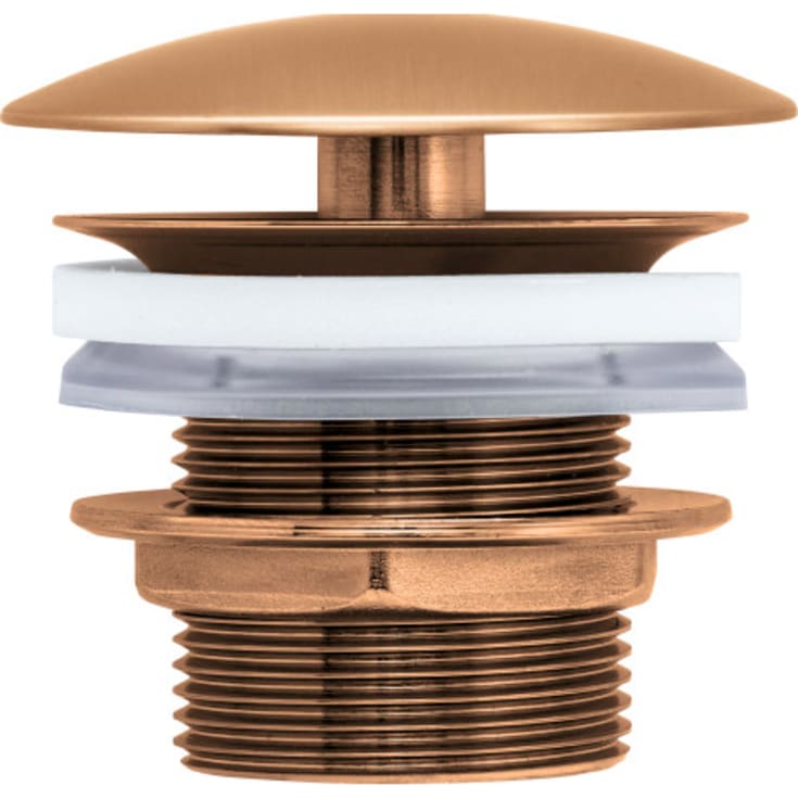 Duravit bundventil, tvangsåben, børstet bronze