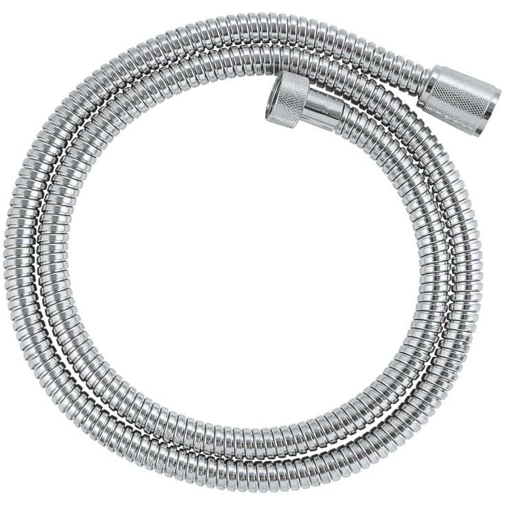 Grohe VitalioFlex Long-life bruseslange, 1,25 meter, krom