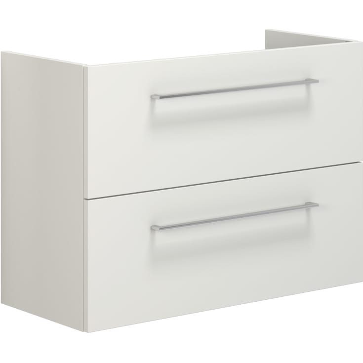 Dansani Mido underskab, 80x35 cm, mat hvid