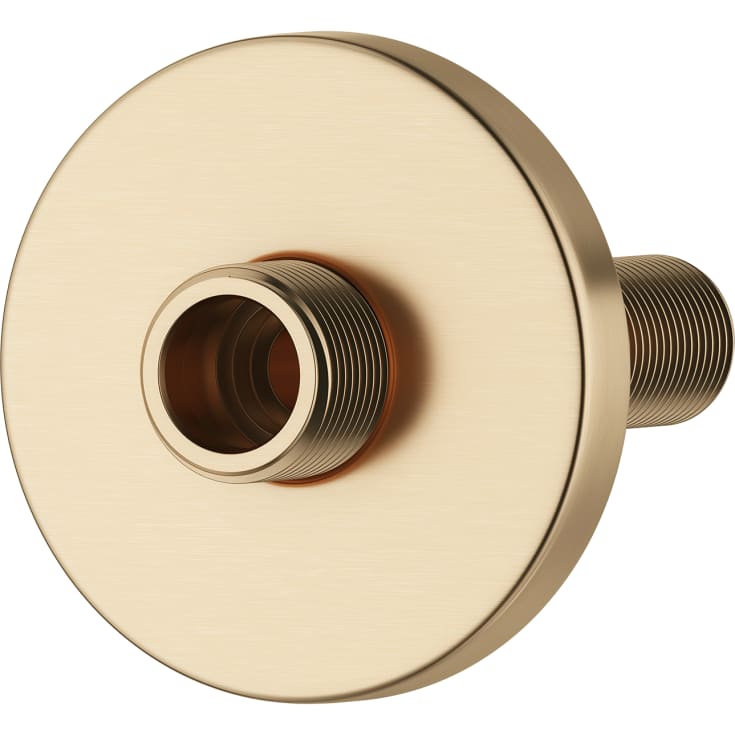 Mora forskruning med roset, 3/4" x 1/2", børstet messing