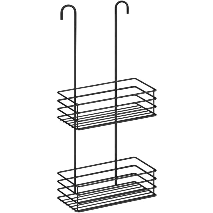 Beslagsboden brusehylde, sort