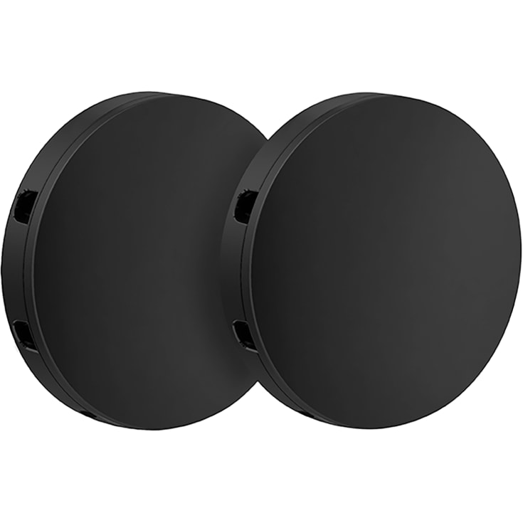 Beslagsboden beslag til brusehylde, sort