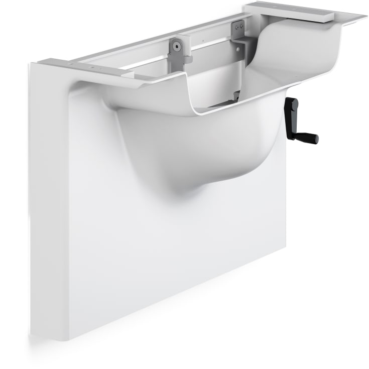 Pressalit Care Matrix medium vaskemontering, manuell, hvit