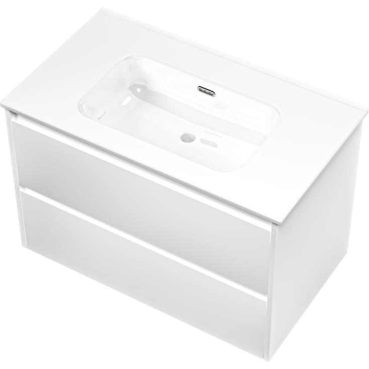 Sanibell Proline möbelpaket, 81x46 cm, matt vit