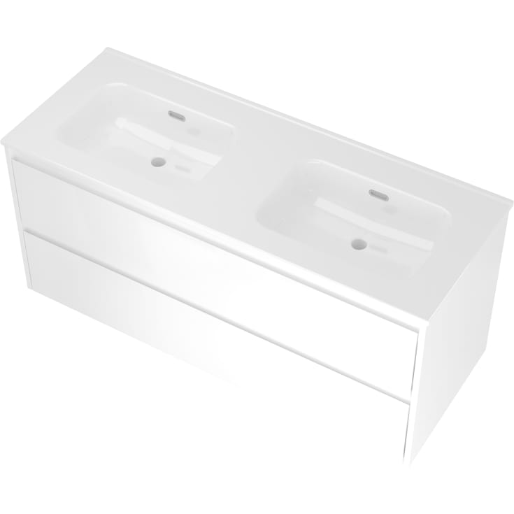 Sanibell Proline møbelpakke, 121x46 cm, hvit høyglans