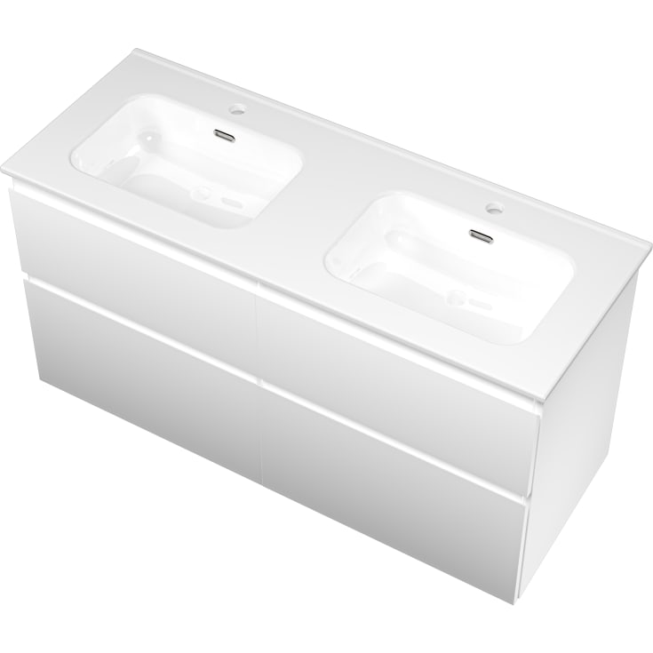 Sanibell Proline möbelpaket, 121x46 cm, matt vit