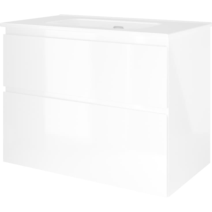 Sanibell Proline möbelpaket, 81x46 cm, vit högglans