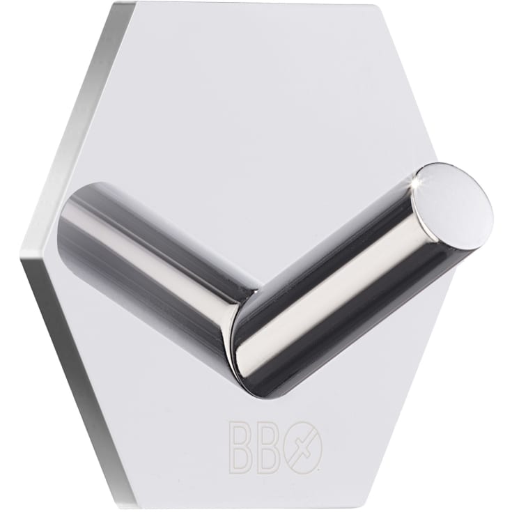 Beslagsboden håndklædekrog, krom