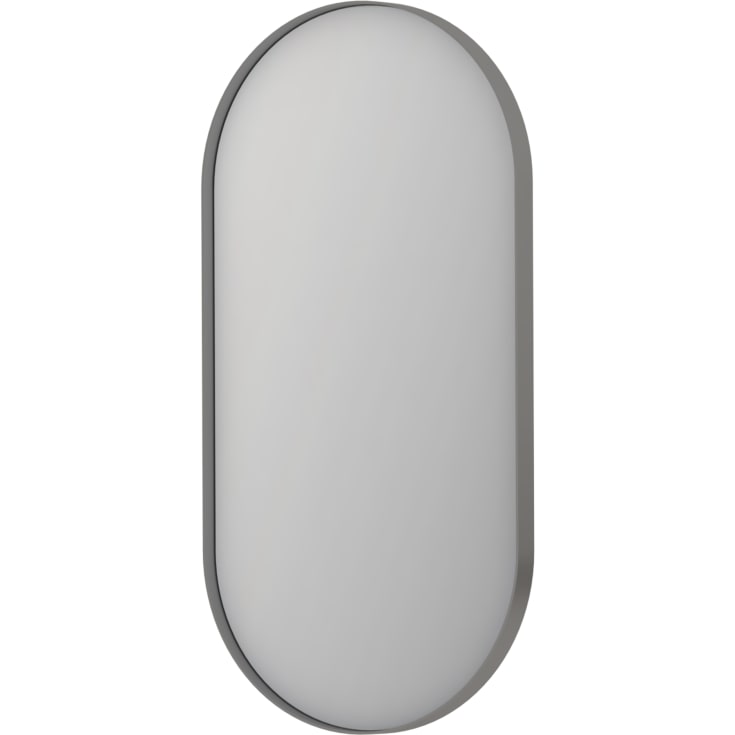 Sanibell Ink SP20 spejl, børstet rustfrit stål, 40x80 cm