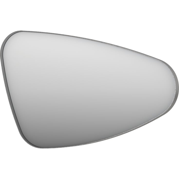 Sanibell Ink SP22 spegel, höger, borstat rostfritt stål, 80x50 cm