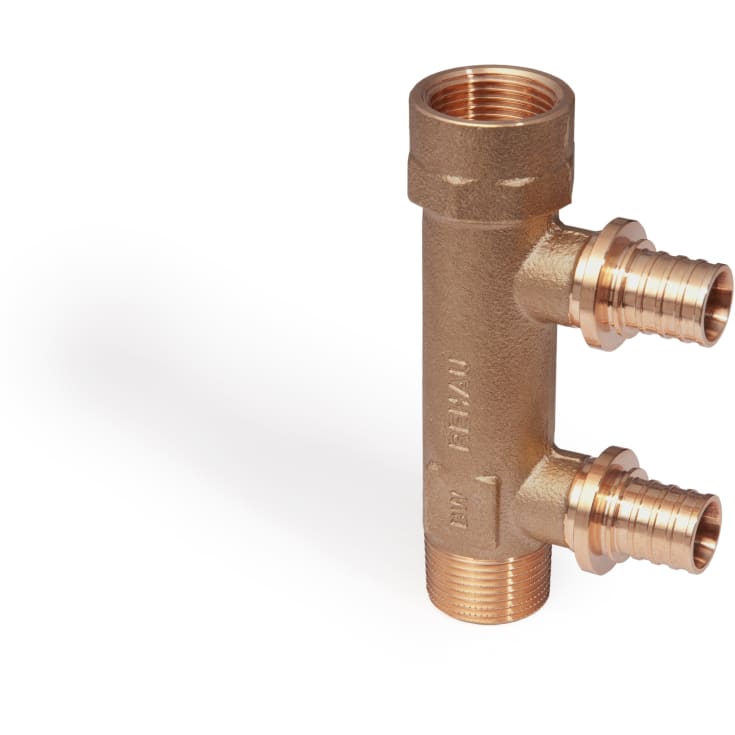 REHAU fordelerrør. 2 port 16-3/4