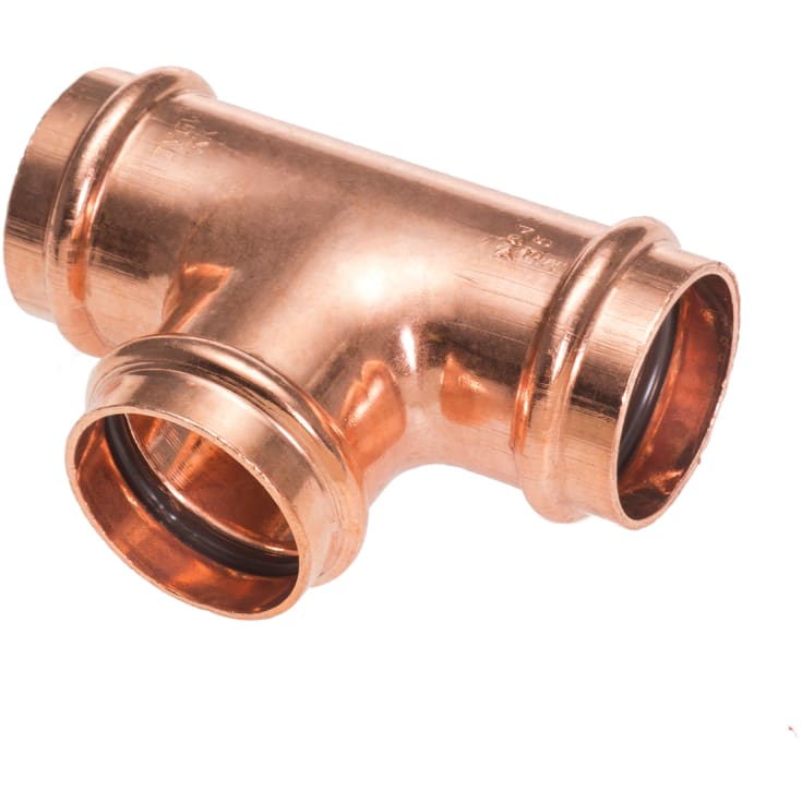 10 stk >B< PRESS CU TEE 12 MM