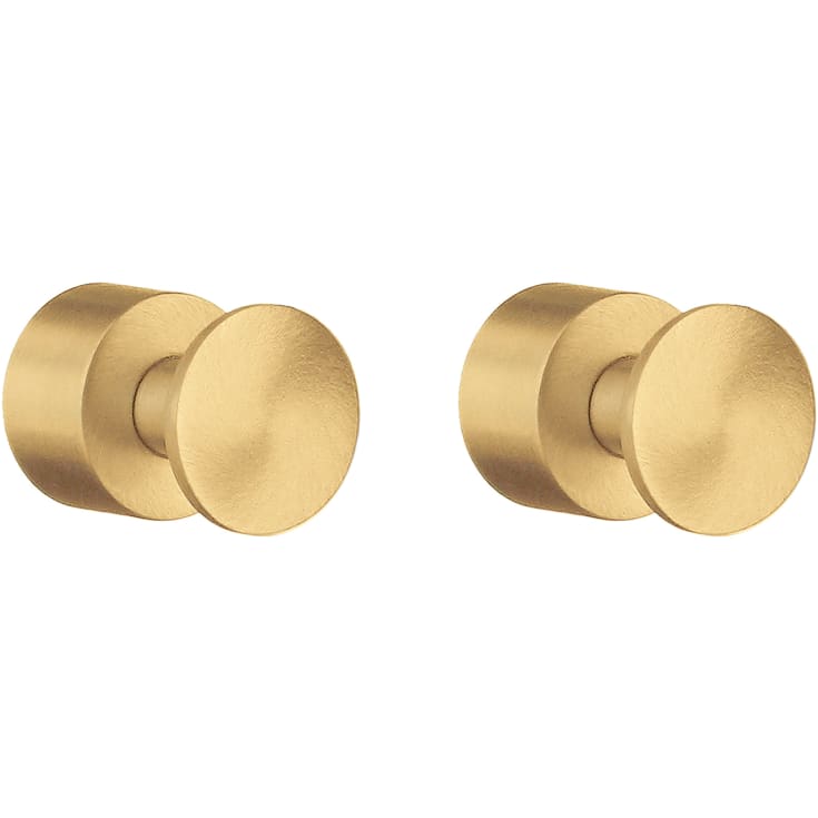 Smedbo Home håndklædekrog, 2 stk, børstet messing