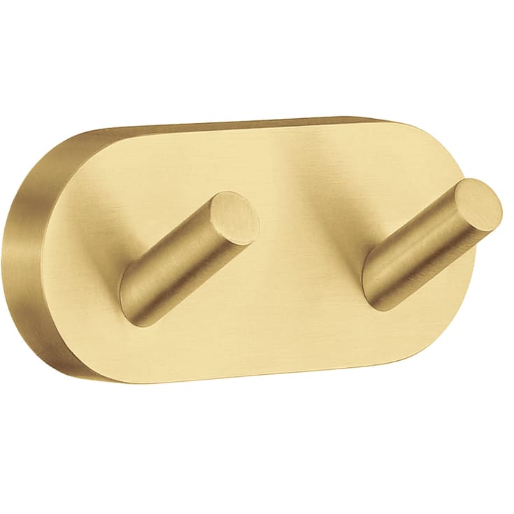 Smedbo Home håndklædekrog, børstet messing