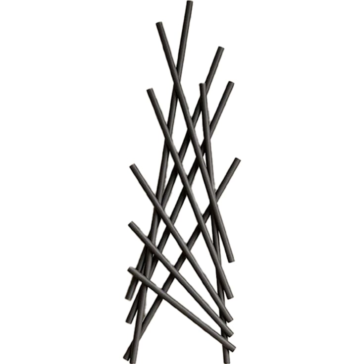 Kriss Nature handdukstork, 173,4x56,7 cm, antracit