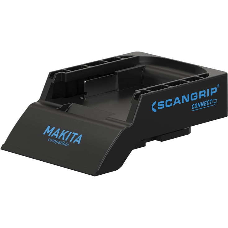 Kontakt för Scangrip CONNECT lampa och 18-V Makita batteri