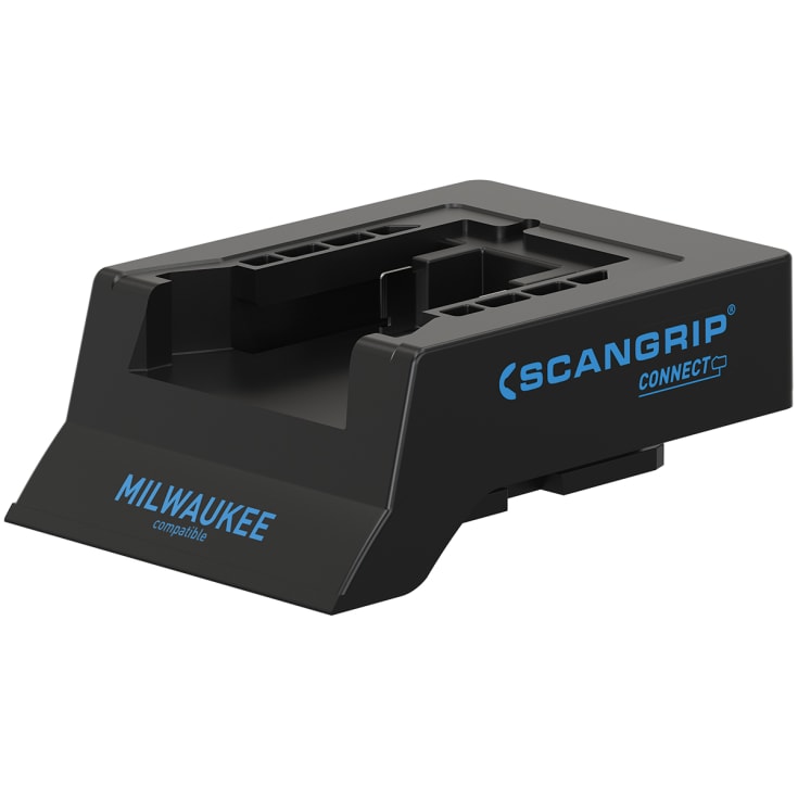 Connector til Scangrip CONNECT lampe og 18-V-MILWAUKEE batteri
