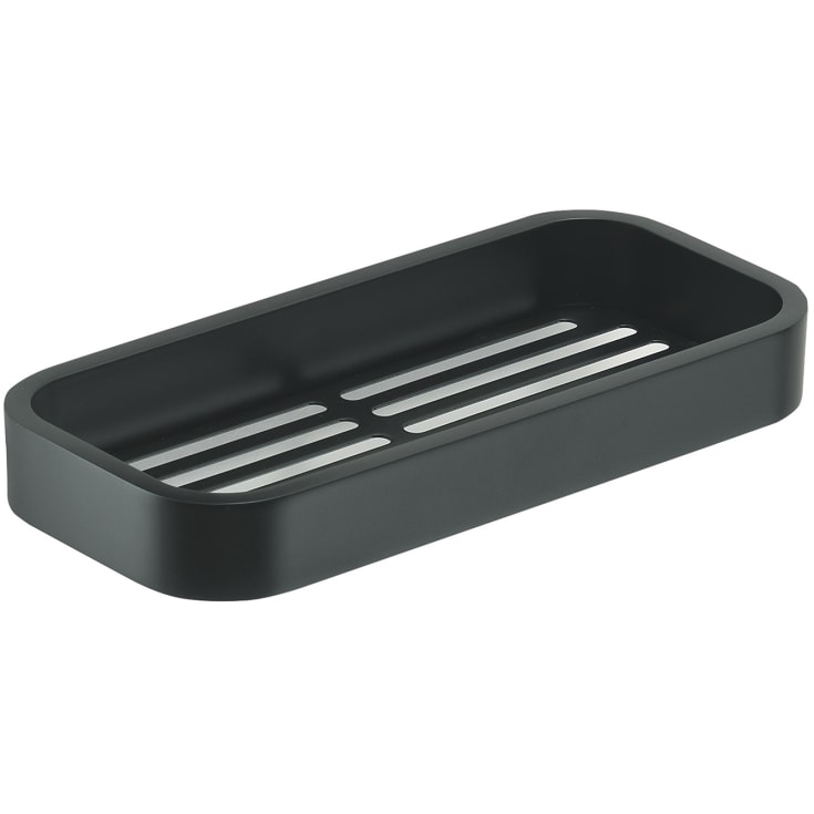 Hefe Outline brusehylde, mat sort