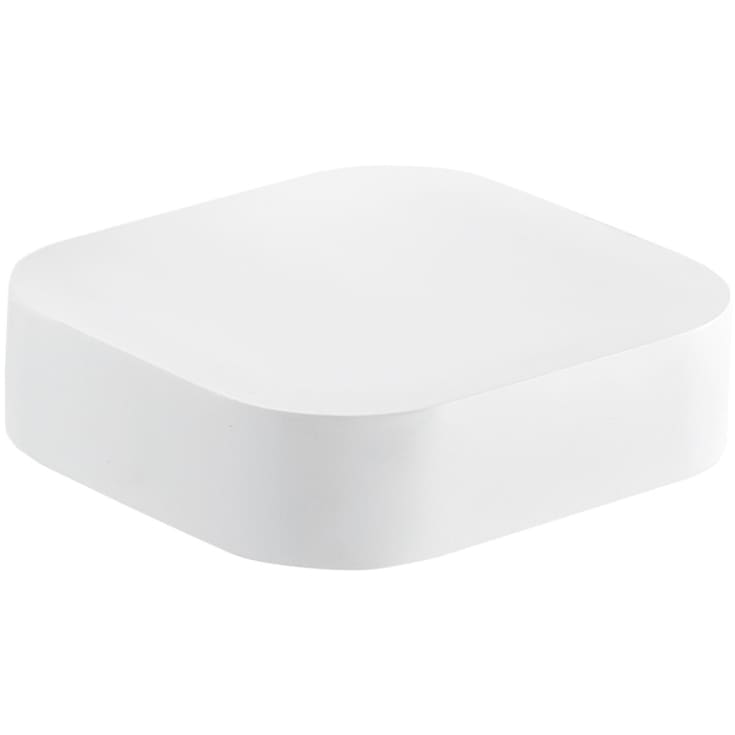 Hefe Outline sæbeskål, mat hvid