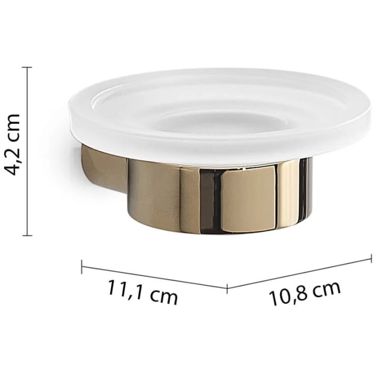 Hefe Piren sæbeskål, messing