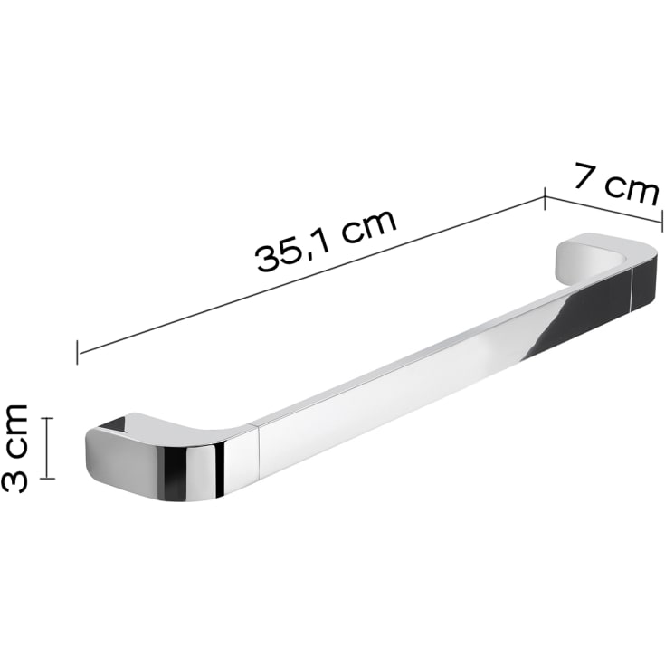Hefe Outline handduksstÄng, 35 cm, krom
