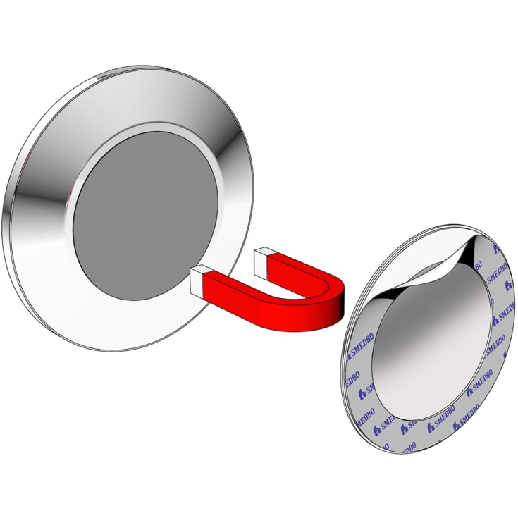 Smedbo Outline makeup spejl, Ø15,2 cm, krom