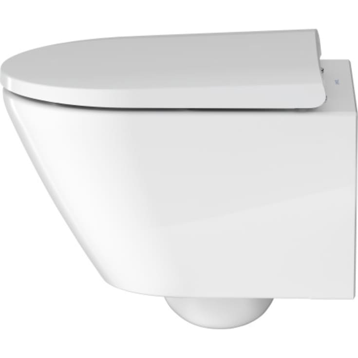 Duravit D-Neo Compact vegghengt toalett, hvit