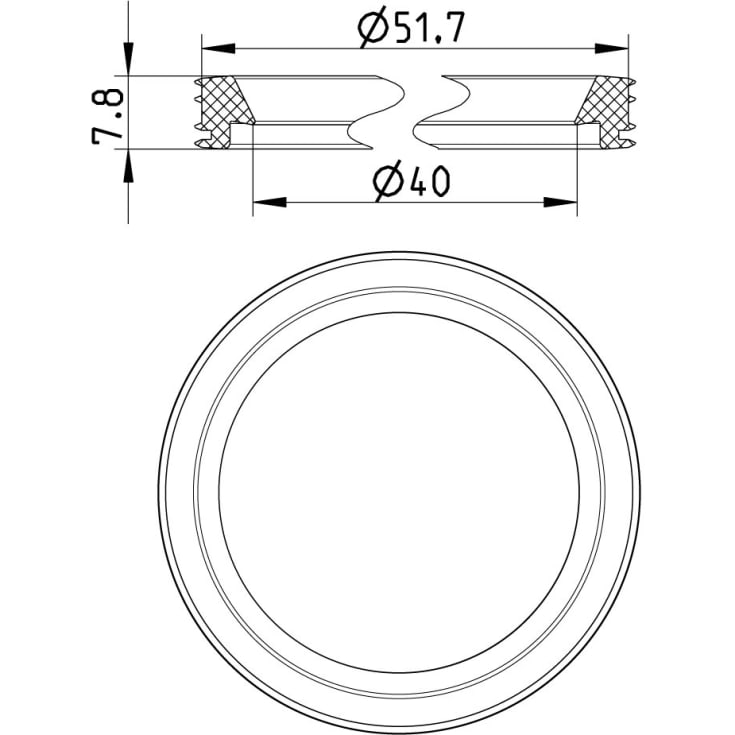 FPM LÆBEPAKNING LILLA, Ø40MM
