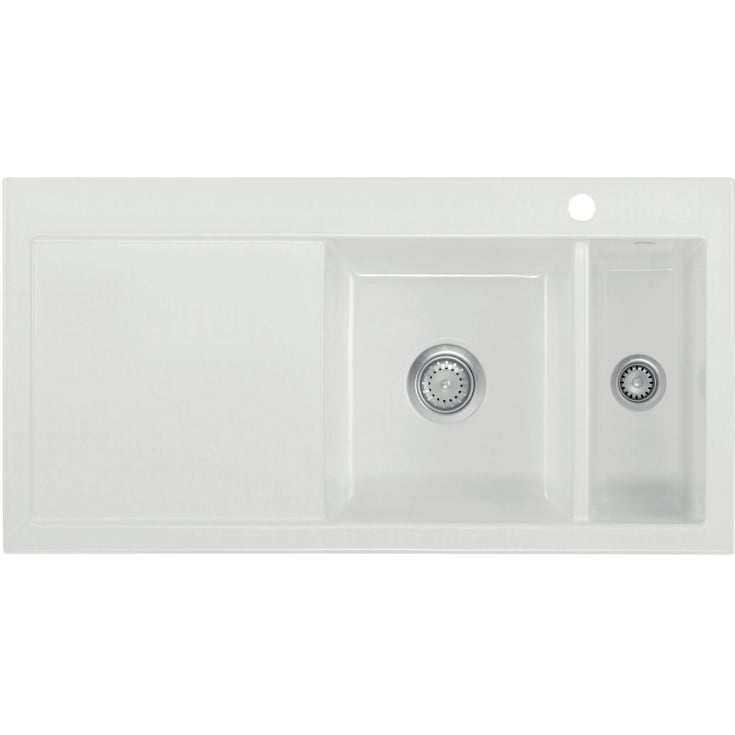 Lavabo Mera 100N køkkenvask, 100x51 cm, hvid