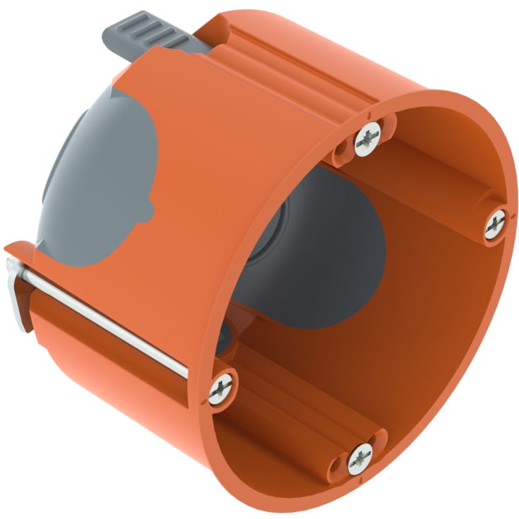 Frontlåda Eurobox HF luft-/ljudisolerad, D:47mm platta 5-40mm HG 47-L