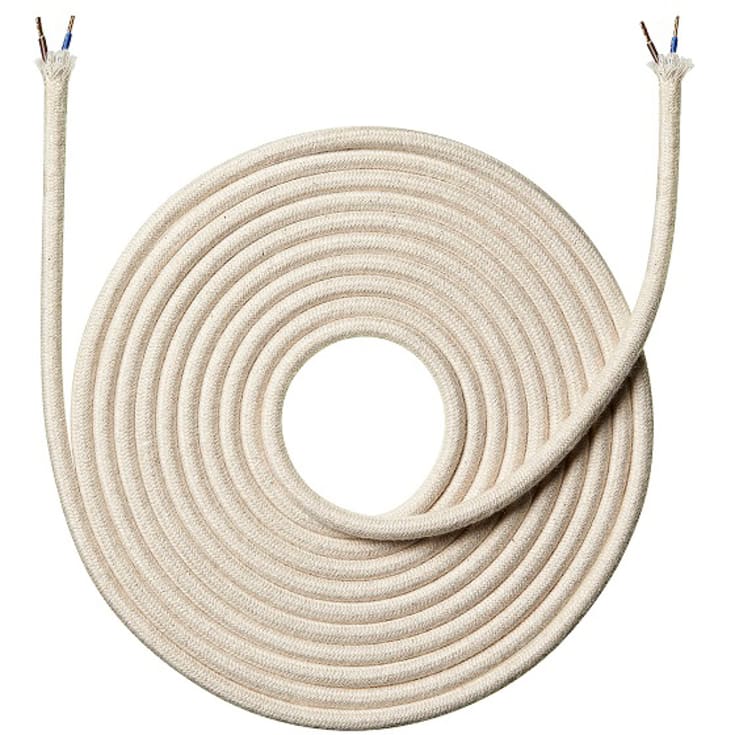 Nielsen Light tygledning, 2x0,75 mm², 4 meter, lin