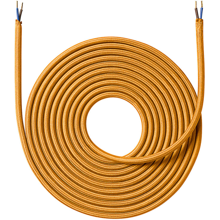 Nielsen Light tygledning, 2x0,75 mm², 4 meter, guld