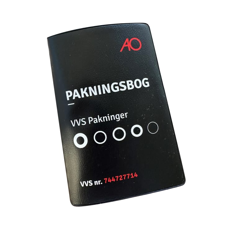 Packningssats med 14 olika packningar för vvs-installationer