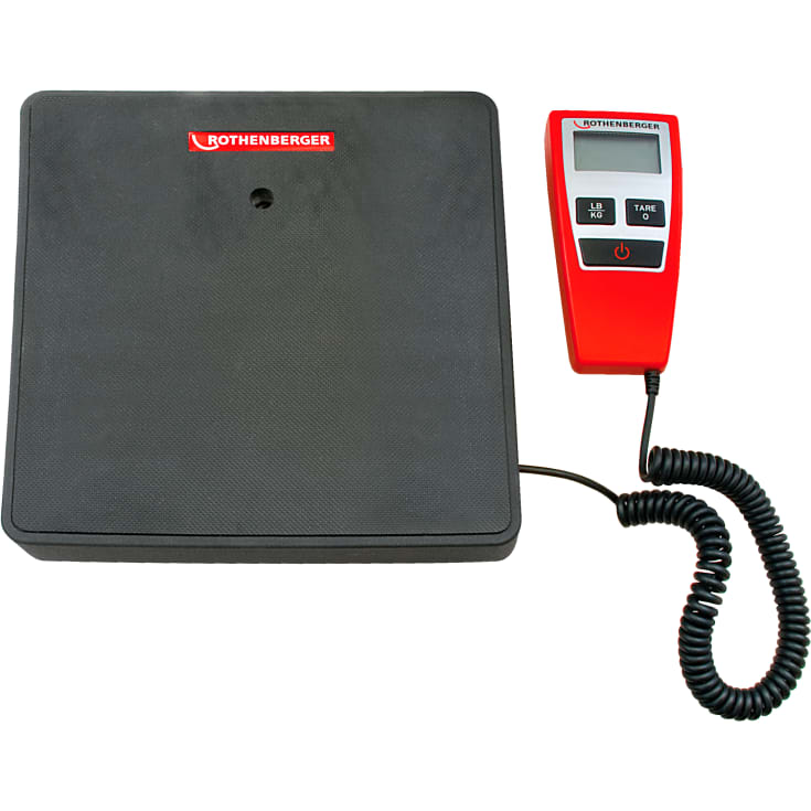 Rothenberger digitalvekt 120 kg ROSCALE for kjølemiddel