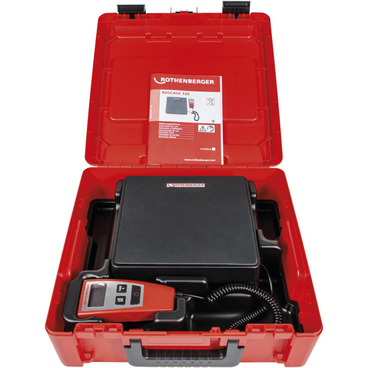 Rothenberger digital vægt 120 kg ROSCALE til kølemiddel