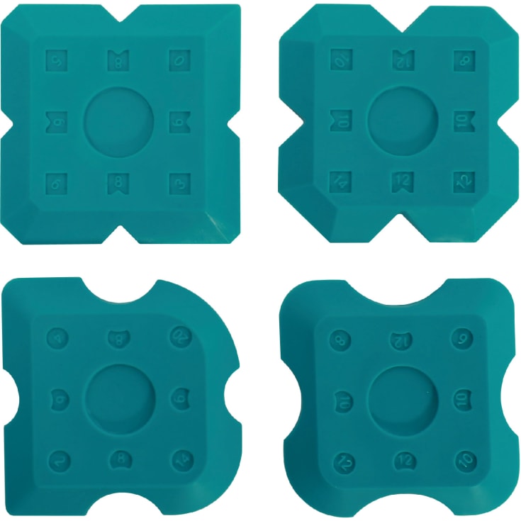 BIHUI silikonespartelsæt 4 dele til glitte og fuge