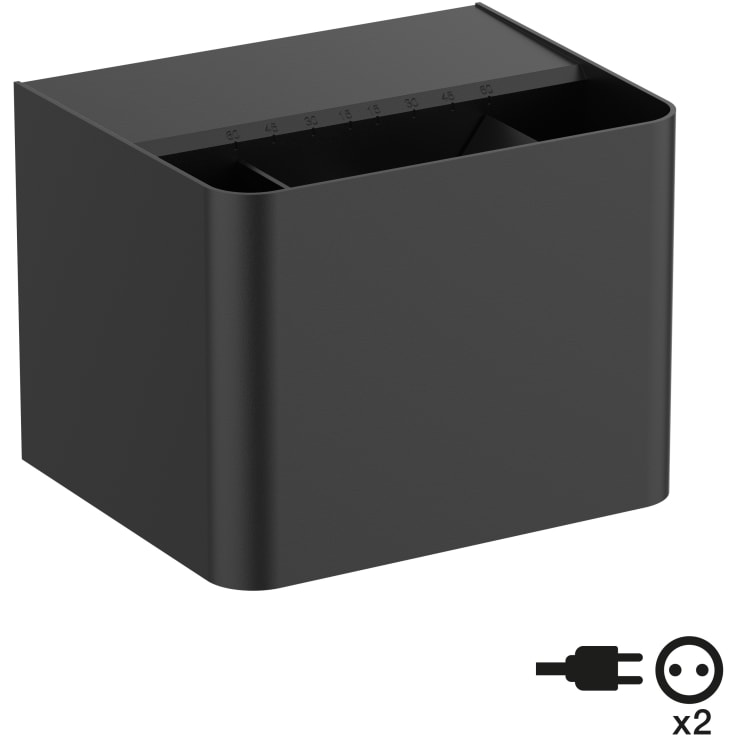 SLC Shadow 2xSchuko 2x5W 3CCT TED IP54