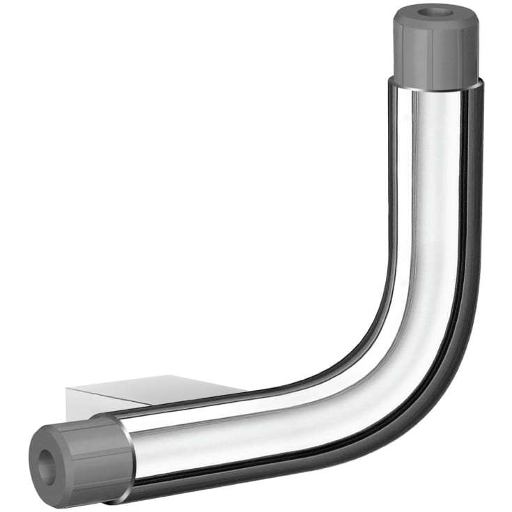 Smedbo Living koblingsdel til støttehåndtak, høyre, krom