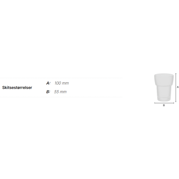 Smedbo Xtra tandborstmugg, porslin