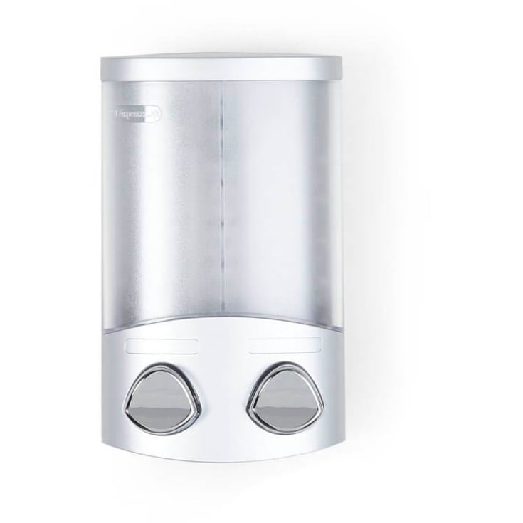 Hefe Duo sæbedispenser, krom