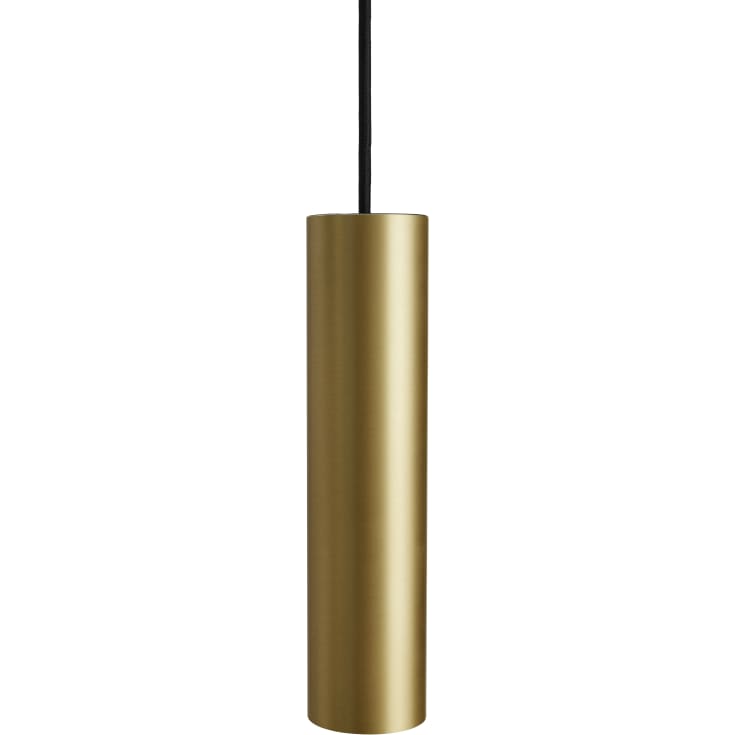 Antidark Tube Flex pendellampa, mässing, H25 cm